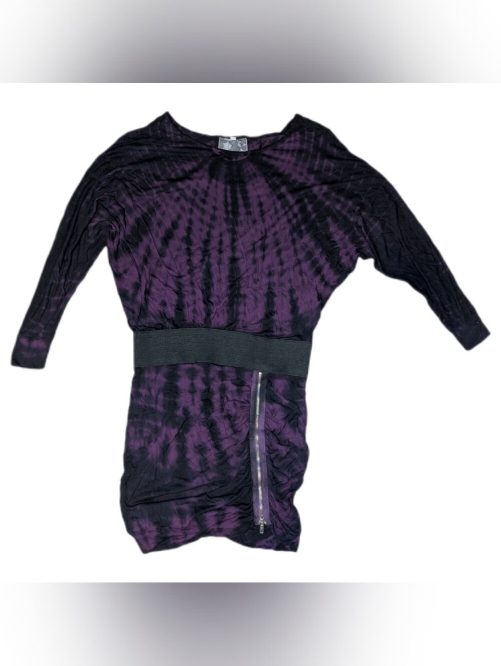 Retro Purple Tie Dye Dress Size s/M